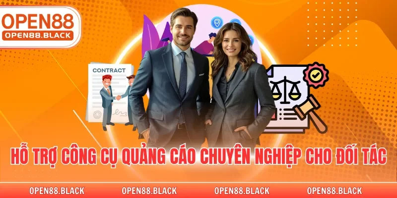 Hỗ trợ công cụ quảng cáo chuyên nghiệp cho đối